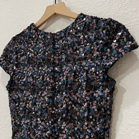 Dress the Population Sequin Mini Bodycon Dress Size Medium - Picture 4 of 7